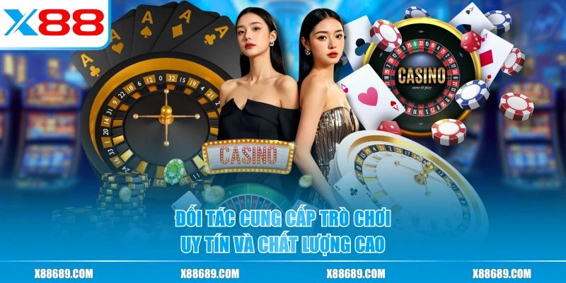Đối tác cung cấp trò chơi uy tín và chất lượng cao